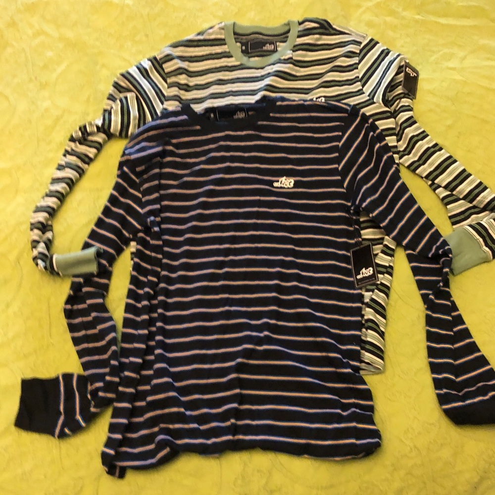 Lot 2 Lost Enterprises long sleeve T-Shirts. Size M. NWT